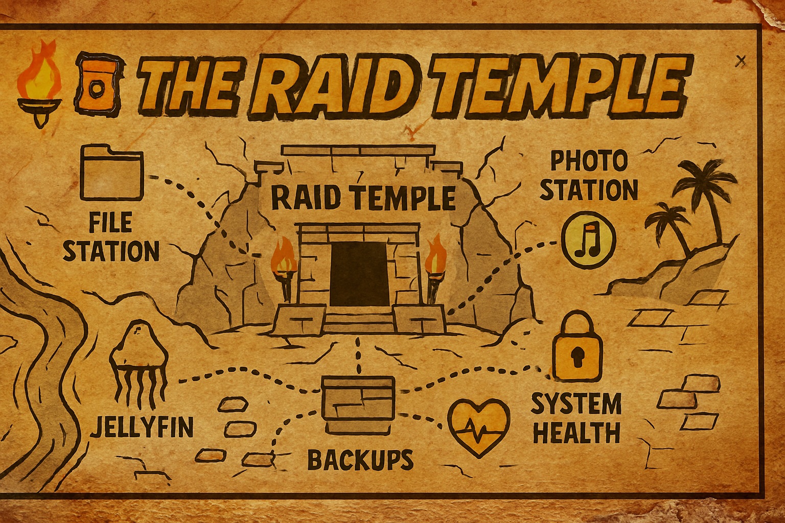 RAID Temple Map